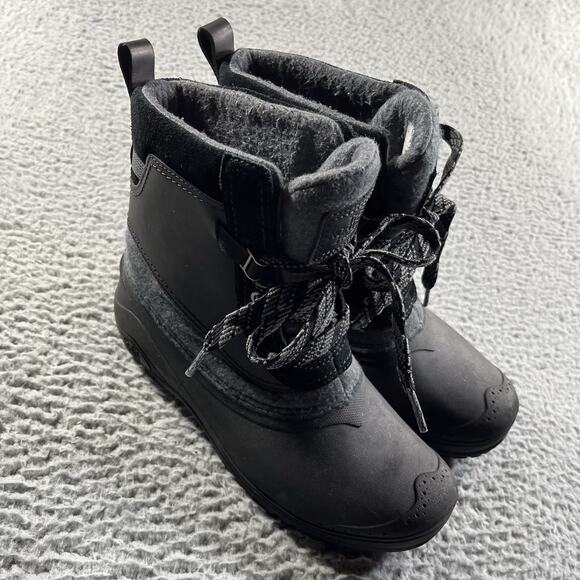 The North Face Boots Shellista III Shorty Womens 8 Black Gray Hiking Insulated - Picture 2 of 10